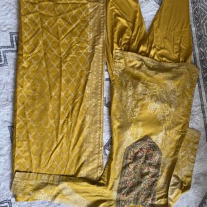 Mustard colour shalwar kameez