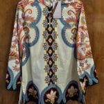 Ethnc Multicolor Two-Piece Coord Set