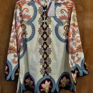 Ethnc Multicolor Two-Piece Coord Set