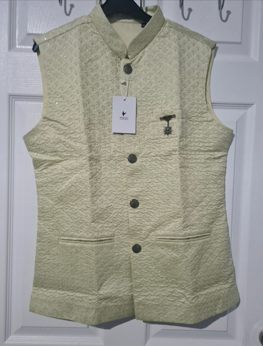 Fancy mens maharaja waistcoat