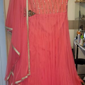 Lengha/Gown Coral New