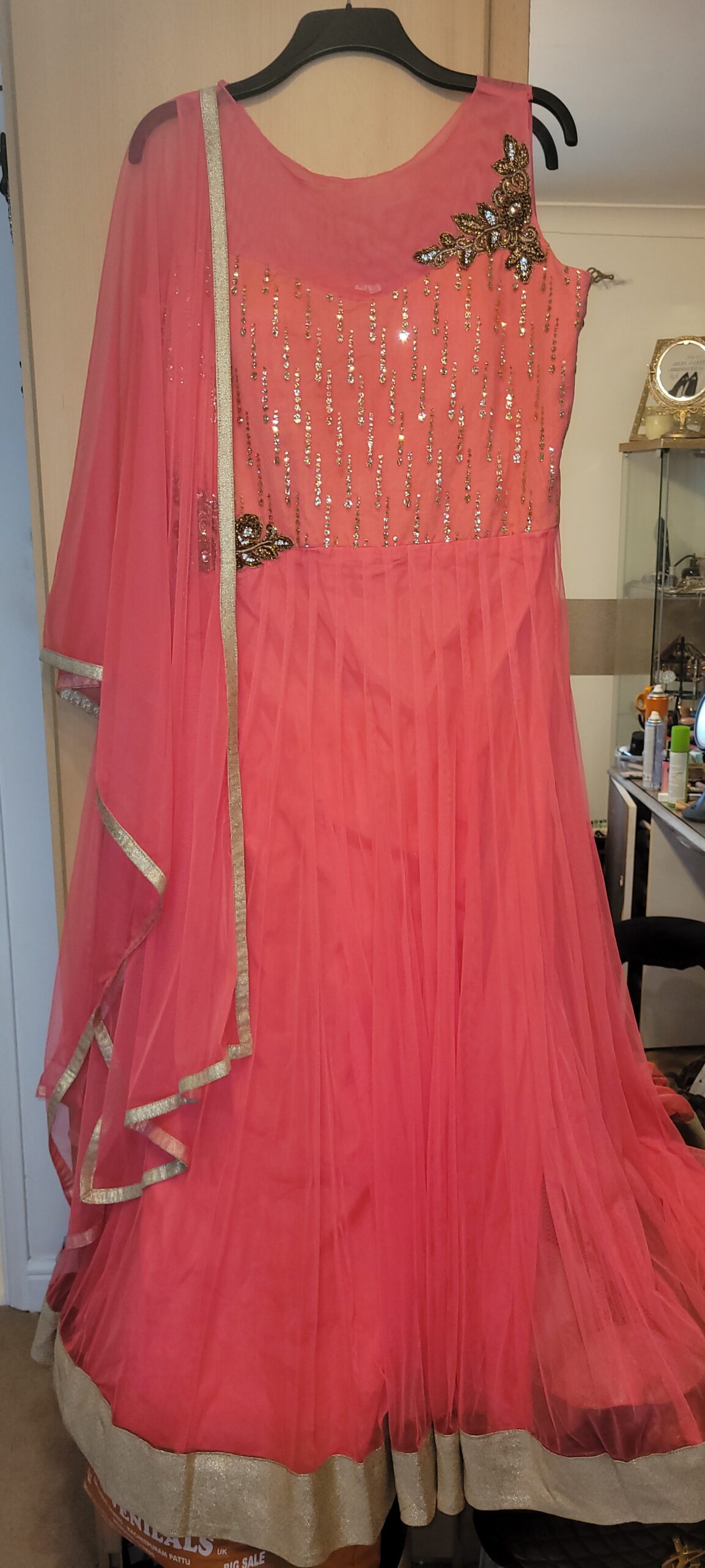Lengha/Gown Coral New